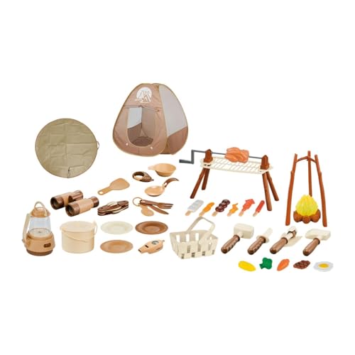 Fenteer Kinder Camping Kochset Pretend Outdoor Lagerfeuer Lernspielzeug Entwicklungsspielzeug Outdoor-Spielzeug Abenteueraktivität für Kinder, 43 Stück Fenteer Kinder Camping Kochset Pretend Outdoor Lagerfeuer Lernspielzeug Entwicklungsspielzeug Outdoor-Spielzeug Abenteueraktivität für Kinder, 43 Stück von Fenteer