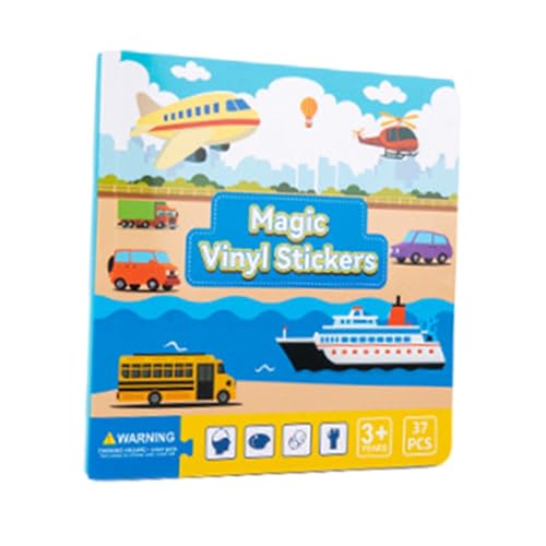 Fenteer Kinderaufkleber Buch Learning Toy Teaching Aid Geschenk Interaktives Lernwerkzeug Frühes Bildungsbuch für Kindergarten Heimreise, Verkehrsszene Fenteer Kinderaufkleber Buch Learning Toy Teaching Aid Geschenk Interaktives Lernwerkzeug Frühes Bildungsbuch für Kindergarten Heimreise, Verkehrsszene von Fenteer