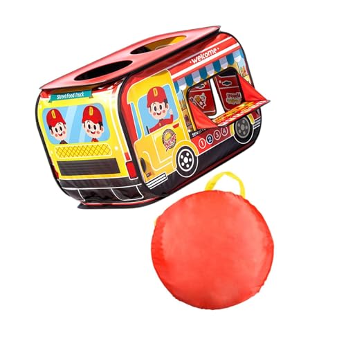 Fenteer Kinderspielzelt, Food Truck, Spielzelt, faltbares Spielhaus, Spielzeug für Spiele, Camping, Outdoor, Innenbereich, Alter 4, 5, 6, 7, 8 Jahre Fenteer Kinderspielzelt, Food Truck, Spielzelt, faltbares Spielhaus, Spielzeug für Spiele, Camping, Outdoor, Innenbereich, Alter 4, 5, 6, 7, 8 Jahre von Fenteer
