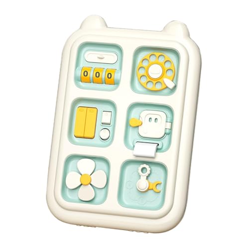 Fenteer Kleinkinder Beschäftigungsbrett, sensorisches Spielzeug, Flugzeug, Reisespielzeug, Lernspielzeug, Feinmotorik-Spielzeug, Lernbrett für 2-, 3-, 4- und, GrÜn Fenteer Kleinkinder Beschäftigungsbrett, sensorisches Spielzeug, Flugzeug, Reisespielzeug, Lernspielzeug, Feinmotorik-Spielzeug, Lernbrett für 2-, 3-, 4- und, GrÜn von Fenteer