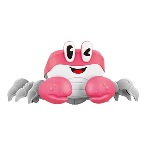 Fenteer Krabbeltierspielzeug, sensorisches Tier, musikalisches Krabbelspielzeug, laufendes Tier, Babyspielzeug für Partys, Flexibilitätsübungen, Haustier, Rosa Fenteer Krabbeltierspielzeug, sensorisches Tier, musikalisches Krabbelspielzeug, laufendes Tier, Babyspielzeug für Partys, Flexibilitätsübungen, Haustier, Rosa von Fenteer