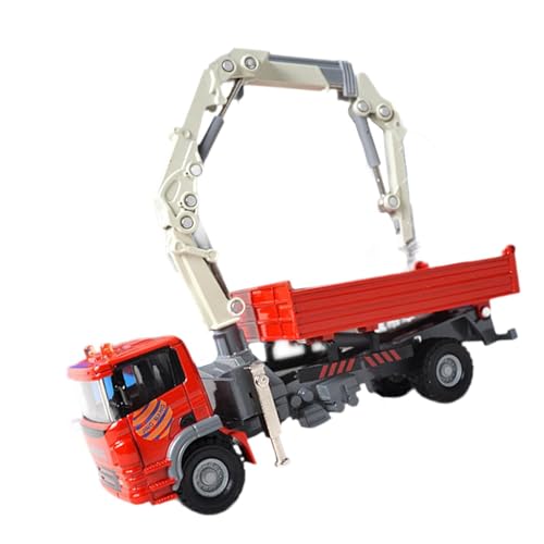 Fenteer Kran-LKW-Spielzeug, technisches Fahrzeugmodell, technisches Auto, Rollenspiel, Simulation, Flexibles Kranmodell, BAU-LKW-Spielzeug, Rot Fenteer Kran-LKW-Spielzeug, technisches Fahrzeugmodell, technisches Auto, Rollenspiel, Simulation, Flexibles Kranmodell, BAU-LKW-Spielzeug, Rot von Fenteer