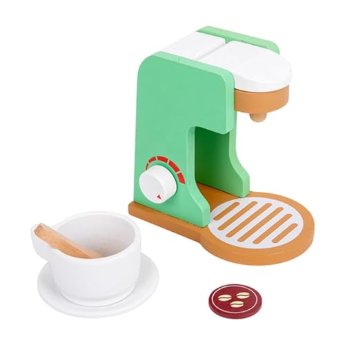 Fenteer Küchenspielzeug aus Holz, Rollenspielspielzeug zum Erlernen grundlegender Fertigkeiten, Küchengerät, Kleingerätespielzeug für Kinder, Kaffeemaschine Fenteer Küchenspielzeug aus Holz, Rollenspielspielzeug zum Erlernen grundlegender Fertigkeiten, Küchengerät, Kleingerätespielzeug für Kinder, Kaffeemaschine von Fenteer