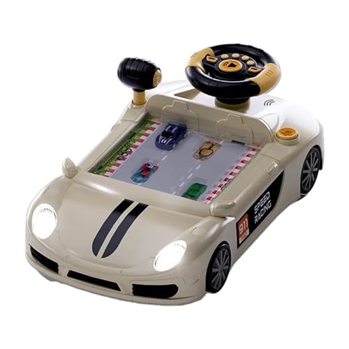 Fenteer Lenkradspielzeug Simulation Fahrspielzeug Tragbares interaktives Lernen Rollenspiel Fahrspielzeug Musikspielzeug für Partyspielzeug von Fenteer