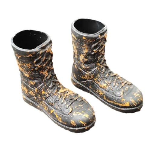 Fenteer Männliche Stiefel im Maßstab 1/6, Actionfigur-Schuhe, Wanderschuhe, Mini-Puppenkostüm-Zubehör, Simulation, Schnürung, modisch, formell Fenteer Männliche Stiefel im Maßstab 1/6, Actionfigur-Schuhe, Wanderschuhe, Mini-Puppenkostüm-Zubehör, Simulation, Schnürung, modisch, formell von Fenteer