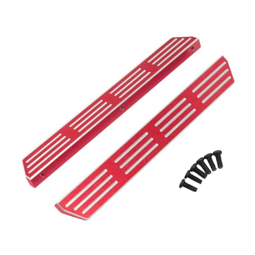 Fenteer Metall-Seitenpedal, RC-Auto-Fußpedale, Montage der linken und rechten Fußpedale, für H12Y H12Y+ Fahrzeuge im Maßstab 1/12, Rot Fenteer Metall-Seitenpedal, RC-Auto-Fußpedale, Montage der linken und rechten Fußpedale, für H12Y H12Y+ Fahrzeuge im Maßstab 1/12, Rot von Fenteer