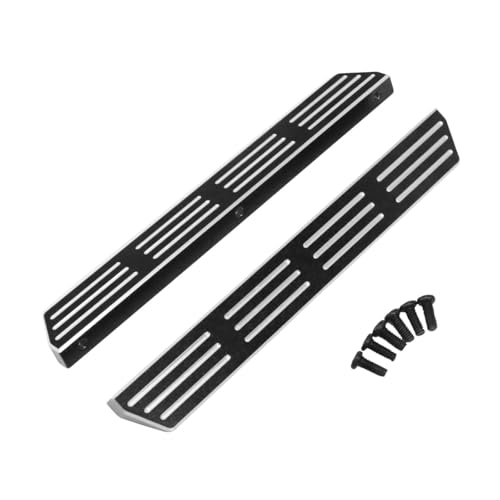 Fenteer Metall-Seitenpedal, RC-Auto-Fußpedale, Montage der linken und rechten Fußpedale, für H12Y H12Y+ Fahrzeuge im Maßstab 1/12, Schwarz Fenteer Metall-Seitenpedal, RC-Auto-Fußpedale, Montage der linken und rechten Fußpedale, für H12Y H12Y+ Fahrzeuge im Maßstab 1/12, Schwarz von Fenteer