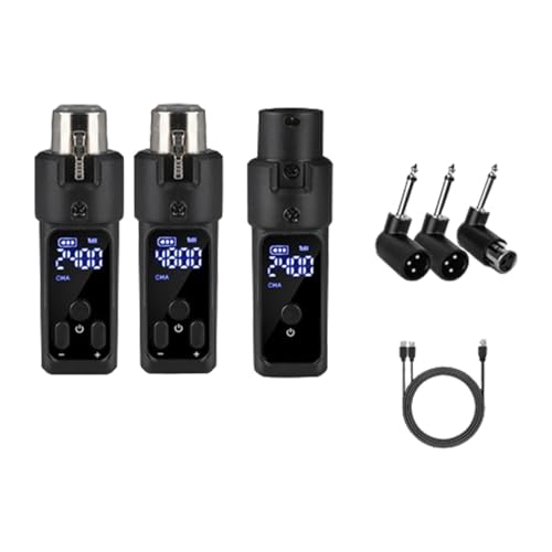 Fenteer Mikrofon-Sender-Empfänger, wiederaufladbar, Plug-and-Play-Stabilität, professionell für Trolley-Lautsprecher, Mikrofon-Adapter, Verfügt über Einen Dynamischen Mikrofonmodus Fenteer Mikrofon-Sender-Empfänger, wiederaufladbar, Plug-and-Play-Stabilität, professionell für Trolley-Lautsprecher, Mikrofon-Adapter, Verfügt über Einen Dynamischen Mikrofonmodus von Fenteer