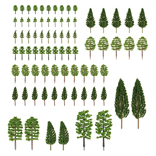 Fenteer Miniatur Baum- 62pcs 1.2-6.3 Zoll Mini Diorama Bäume Gemischtes Modell Bäume Zubehör Modelleisenbahn Wald Kulisse Architektur Bäume DIY Modell Landschaft,Dunkelgrün Fenteer Miniatur Baum- 62pcs 1.2-6.3 Zoll Mini Diorama Bäume Gemischtes Modell Bäume Zubehör Modelleisenbahn Wald Kulisse Architektur Bäume DIY Modell Landschaft,Dunkelgrün von Fenteer