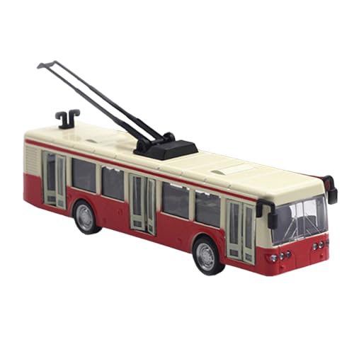 Fenteer Miniatur -Straßenbahnmodell Transportauto Modell 1/90 mit 3 offenbaren Türen Metall Auto Enthusiast Geschenkdekoration Sammlerschaft, Rot Fenteer Miniatur -Straßenbahnmodell Transportauto Modell 1/90 mit 3 offenbaren Türen Metall Auto Enthusiast Geschenkdekoration Sammlerschaft, Rot von Fenteer