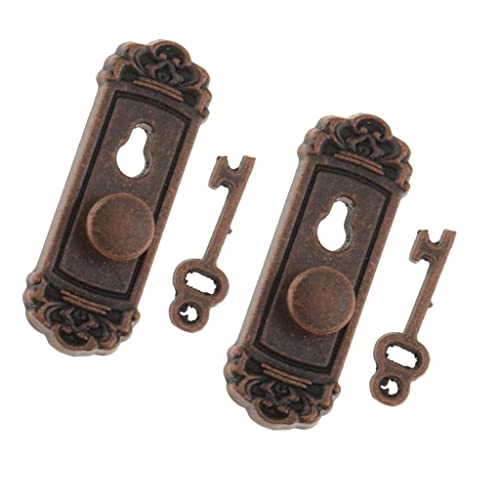 Fenteer Miniatur Türschlösser und Schlüsseln Kit für 1/12 Puppenhaus DIY Herstellung Zubehör - 2 Sets Fenteer Miniatur Türschlösser und Schlüsseln Kit für 1/12 Puppenhaus DIY Herstellung Zubehör - 2 Sets von Fenteer