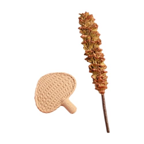 Fenteer Miniaturbesen und Lüfter Set Feather Duster 1:12 Puppenhaushandgeschenk Geschenk Miniaturhauszubehör für Mikrolandschaft von Fenteer