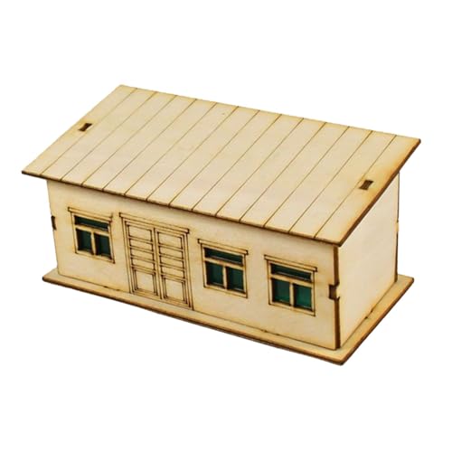 Fenteer Miniaturhaus aus im Maßstab 1:64, Mini-Dekoration im Maßstab 1:60, 3D-Landschaftsbaumodell, Landschaftslayout, Style C von Fenteer