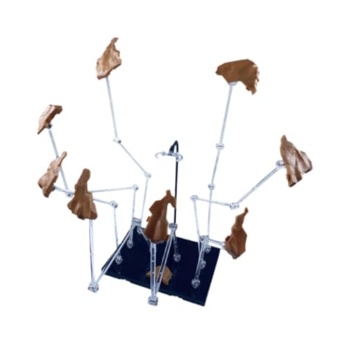 Fenteer Modell-Actionfigurenständer, Hobby-Action-Basis, Präsentationsständer, leicht, kreativer Halter mit fliegendem Felseneffekt, dekorativ, Gelb von Fenteer