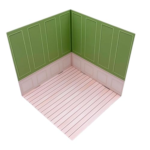 Fenteer Modell-Szenenhintergrund im Maßstab 1:6, Aufbewahrung, Diorama, Display, Show für Actionfiguren, Modelle, Autos, Ob11, BJD-Puppen, Puppen, Bürobibliothek von Fenteer