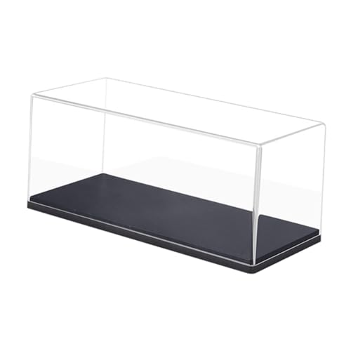 Fenteer Modellauto-Vitrine, Displaybox 1/43, vielseitiger Schutz, Organizer, Vitrine, transparent, für Figuren, Erinnerungsstücke, Spielzeugautos, Schwarzer Sockel Fenteer Modellauto-Vitrine, Displaybox 1/43, vielseitiger Schutz, Organizer, Vitrine, transparent, für Figuren, Erinnerungsstücke, Spielzeugautos, Schwarzer Sockel von Fenteer