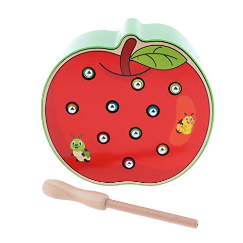 Fenteer Montessori Magnet Fangen Insekten Würmer Spiel Pädagogisches Spielzeug von Fenteer