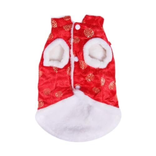 Fenteer Neujahrs-Hundekostüm, Hundeknoten, Knöpfe, Mantel, Winter, Haustierkleidung, Weste, Haustiere, Tang-Anzug für Urlaub, Haustiergeschenke, Mottoparty, Fenteer Neujahrs-Hundekostüm, Hundeknoten, Knöpfe, Mantel, Winter, Haustierkleidung, Weste, Haustiere, Tang-Anzug für Urlaub, Haustiergeschenke, Mottoparty, von Fenteer