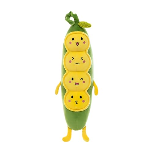 Fenteer PEA Plüschspielzeug Langes Erbse Plüsch Kissen 20 -Zoll Kinder Zimmer Dekor Bequeme süße Erbse gefülltes Tier weiche Plüsch Erbsenpuppe für Familie, Gelb Fenteer PEA Plüschspielzeug Langes Erbse Plüsch Kissen 20 -Zoll Kinder Zimmer Dekor Bequeme süße Erbse gefülltes Tier weiche Plüsch Erbsenpuppe für Familie, Gelb von Fenteer