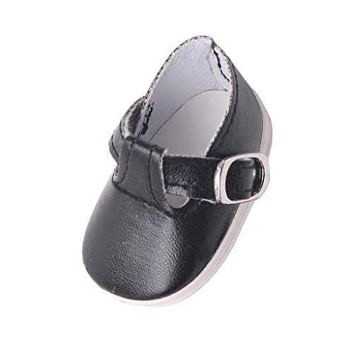Fenteer PU Lederschuhe mit Schnallen für 14.5" Doll, Schwarz Fenteer PU Lederschuhe mit Schnallen für 14.5" Doll, Schwarz von Fenteer
