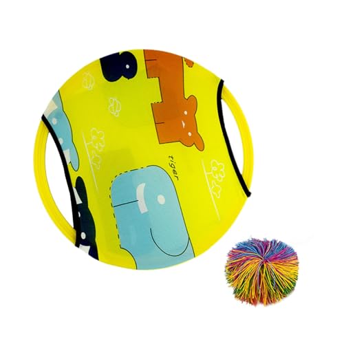Fenteer Paddelfangbälle Spiel, Aktivitätsspielzeug, Wurf und Fangen von Bällen, Outdoor -Spiele, Partyversorgungen für Eltern Kinder -Kinder -Interaktion für, Gelb Fenteer Paddelfangbälle Spiel, Aktivitätsspielzeug, Wurf und Fangen von Bällen, Outdoor -Spiele, Partyversorgungen für Eltern Kinder -Kinder -Interaktion für, Gelb von Fenteer
