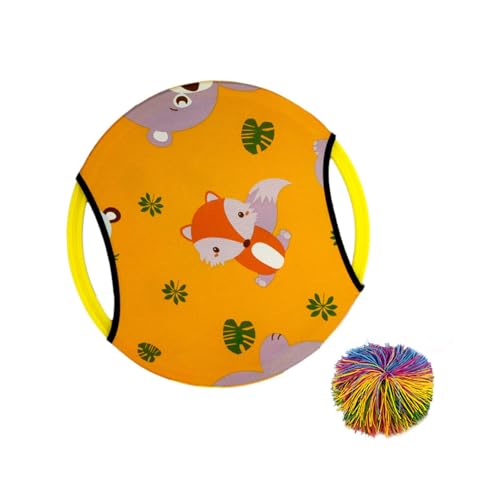 Fenteer Paddelfangbälle Spiel, Aktivitätsspielzeug, Wurf und Fangen von Bällen, Outdoor -Spiele, Partyversorgungen für Eltern Kinder -Kinder -Interaktion für, Orange Fenteer Paddelfangbälle Spiel, Aktivitätsspielzeug, Wurf und Fangen von Bällen, Outdoor -Spiele, Partyversorgungen für Eltern Kinder -Kinder -Interaktion für, Orange von Fenteer