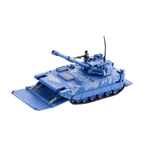 Fenteer Panzermodell mit Ton und Licht, Miniatur-Modellbausatz aus Legierung, All-Terrain-, Panzerspielzeug für Jungen, Mädchen, Kinder, Erwachsene, Blau Fenteer Panzermodell mit Ton und Licht, Miniatur-Modellbausatz aus Legierung, All-Terrain-, Panzerspielzeug für Jungen, Mädchen, Kinder, Erwachsene, Blau von Fenteer