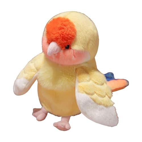 Fenteer Papagei-Handpuppe, Stofftier, Kindergeschenk, bequemes Plüschtier, Plüschpuppe zum Erzählen, Theaterunterricht, Gelb Fenteer Papagei-Handpuppe, Stofftier, Kindergeschenk, bequemes Plüschtier, Plüschpuppe zum Erzählen, Theaterunterricht, Gelb von Fenteer