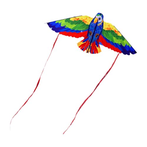 Fenteer Papageiendrachen, Stranddrachen, leicht, einfach zu verwenden, Drachen mit Cartoon-Tieren, Flugspiel für Kinder für Familienspiele im Freien, Blau Fenteer Papageiendrachen, Stranddrachen, leicht, einfach zu verwenden, Drachen mit Cartoon-Tieren, Flugspiel für Kinder für Familienspiele im Freien, Blau von Fenteer