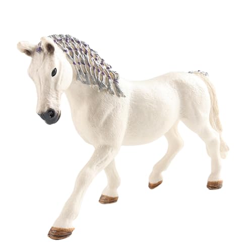 Fenteer Pferdefiguren, Wildtierstatue, kleines realistisches Lernspielzeug, Tiermodell für Geschenke, ab 3 Jahren, Partyzubehör-Ornament, Stil b von Fenteer