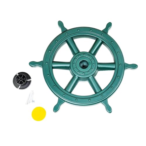 Fenteer Piratenschiff-Rad, Spielzeug, Spielplatzzubehör, 21,26 Zoll, Outdoor-Spielhaus-Spielzeug, Klettergerüst-Lenkrad für Spielhaus, Hinterhof Fenteer Piratenschiff-Rad, Spielzeug, Spielplatzzubehör, 21,26 Zoll, Outdoor-Spielhaus-Spielzeug, Klettergerüst-Lenkrad für Spielhaus, Hinterhof von Fenteer