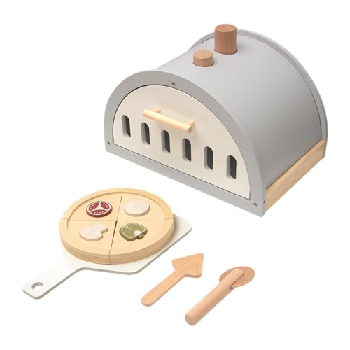 Fenteer Pizzaspielzeug aus Holz, Spielset, kreative Entwicklung, Lernspielzeug, Montessori-Lernspielzeug für Kinder, Jungen, Mädchen ab 3 Jahren, mit Ofen Fenteer Pizzaspielzeug aus Holz, Spielset, kreative Entwicklung, Lernspielzeug, Montessori-Lernspielzeug für Kinder, Jungen, Mädchen ab 3 Jahren, mit Ofen von Fenteer