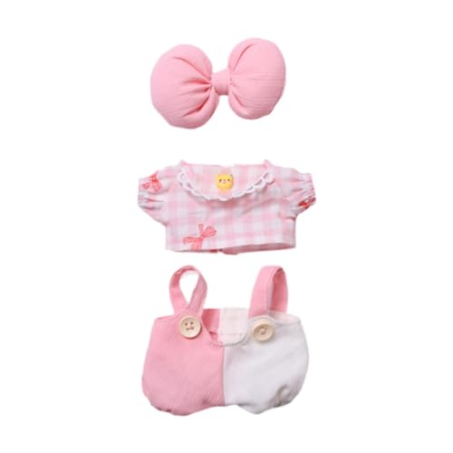 Fenteer Plüsch-Puppenkleidung, Kostüm, Anzug, Schleife, Dekoration, Geburtstagsgeschenk, Alive, Bequeme Outfits, Mini-Kleidung, Geschenk für kleine Mädchen, Rosa Set Fenteer Plüsch-Puppenkleidung, Kostüm, Anzug, Schleife, Dekoration, Geburtstagsgeschenk, Alive, Bequeme Outfits, Mini-Kleidung, Geschenk für kleine Mädchen, Rosa Set von Fenteer