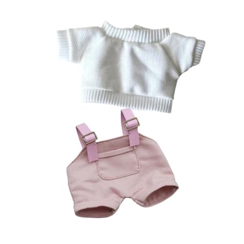 Fenteer Plüsch Puppenkleidung für 15 cm Puppe Doll Kleid Fashion Girls Geschenke DIY Photo Requisiten Puppenkleidung für Anhänger Puppe, Stil a von Fenteer