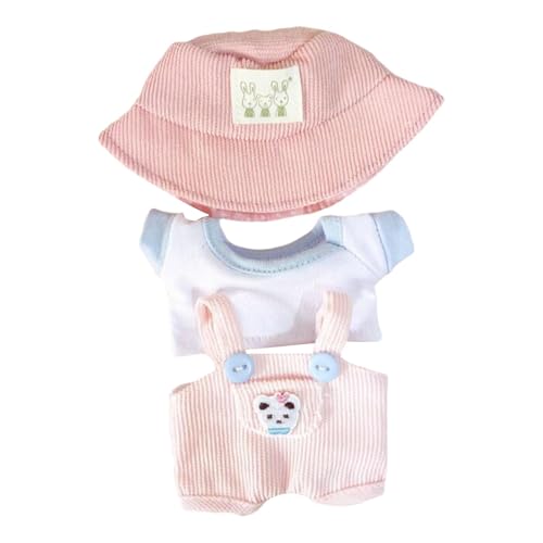 Fenteer Plüschpuppenkleidung, Kuscheltierkleidung, bequem, Anziehsachen mit Hut für 15–17 cm große Puppen, modische, süße Puppenkleidung, Rosa Hut Fenteer Plüschpuppenkleidung, Kuscheltierkleidung, bequem, Anziehsachen mit Hut für 15–17 cm große Puppen, modische, süße Puppenkleidung, Rosa Hut von Fenteer