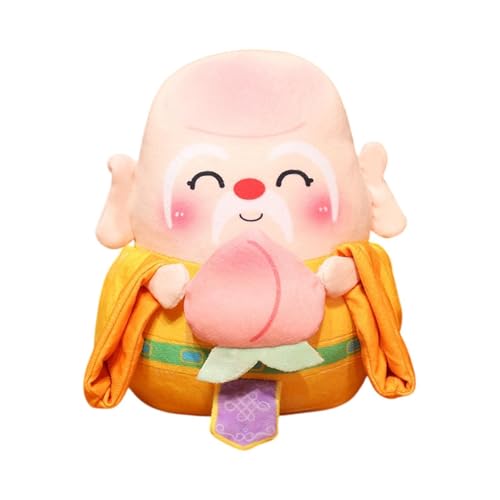 Fenteer Plüschtier, Plüschpuppe, süß, dekorativ, weiches, kreatives Plüschtier, traditionelle chinesische Plüschfiguren, für Café, Souvenir, Langlebigkeit Fenteer Plüschtier, Plüschpuppe, süß, dekorativ, weiches, kreatives Plüschtier, traditionelle chinesische Plüschfiguren, für Café, Souvenir, Langlebigkeit von Fenteer