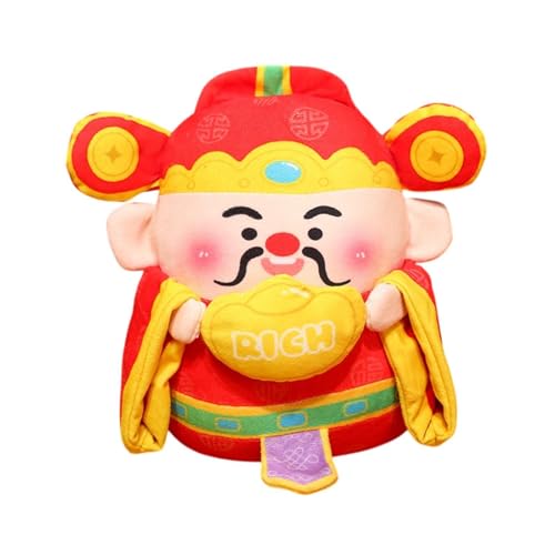Fenteer Plüschtier, Plüschpuppe, süß, dekorativ, weiches, kreatives Plüschtier, traditionelle chinesische Plüschfiguren, für Café, Souvenir, Wohlstand von Fenteer