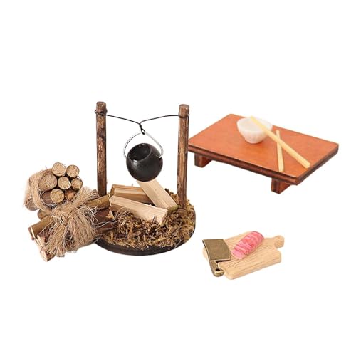 Fenteer Puppen-Camping-Zubehör, Puppenhaus-Dekorationszubehör, Mini-Camping-Set für Rollenspiele, Spielzeug, Ornament, Puppenhausmöbel Fenteer Puppen-Camping-Zubehör, Puppenhaus-Dekorationszubehör, Mini-Camping-Set für Rollenspiele, Spielzeug, Ornament, Puppenhausmöbel von Fenteer
