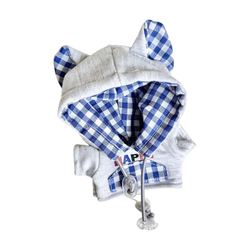 Fenteer Puppen-Kapuzenpullover, Puppen-Outfits, Bequeme Dekoration, abnehmbares modisches Puppen-Sweatshirt, Puppenkleidung für 5,91-Zoll-Puppe, Grau Fenteer Puppen-Kapuzenpullover, Puppen-Outfits, Bequeme Dekoration, abnehmbares modisches Puppen-Sweatshirt, Puppenkleidung für 5,91-Zoll-Puppe, Grau von Fenteer
