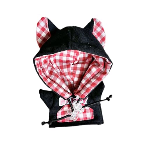 Fenteer Puppen-Kapuzenpullover, Puppen-Outfits, Bequeme Dekoration, abnehmbares modisches Puppen-Sweatshirt, Puppenkleidung für 5,91-Zoll-Puppe, Schwarz Fenteer Puppen-Kapuzenpullover, Puppen-Outfits, Bequeme Dekoration, abnehmbares modisches Puppen-Sweatshirt, Puppenkleidung für 5,91-Zoll-Puppe, Schwarz von Fenteer