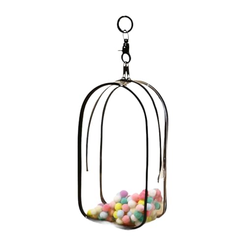 Fenteer Puppenfiguren-Aufbewahrungstasche, kleine Puppen-Aufbewahrungstasche, tragbarer staubdichter Koffer-Organizer für kleine Figuren, für 15/18 cm große, Schwarz von Fenteer