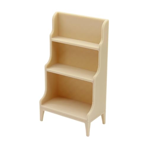 Fenteer Puppenhaus Bücherregal Display Stand Puppenhaus Zubehör Lebensechte Design Mini 1: 12 Lagerung Rack Display Regal, Holzfarbe Fenteer Puppenhaus Bücherregal Display Stand Puppenhaus Zubehör Lebensechte Design Mini 1: 12 Lagerung Rack Display Regal, Holzfarbe von Fenteer