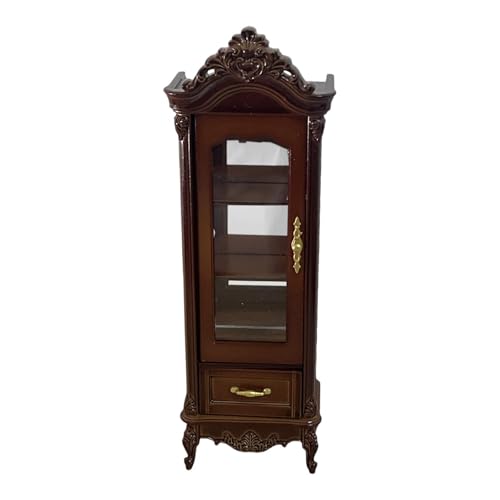 Fenteer Puppenhaus Simulation, Weinschrank Kann Geöffnet Werden, für Puppen, Szenenzubehör, Desktop Ornament, Feengarten Dekor, Möbel Requisiten, Einzeln Braun Fenteer Puppenhaus Simulation, Weinschrank Kann Geöffnet Werden, für Puppen, Szenenzubehör, Desktop Ornament, Feengarten Dekor, Möbel Requisiten, Einzeln Braun von Fenteer