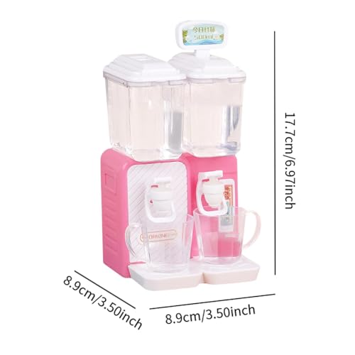 Fenteer Puppenhaus Wasserspender, Miniatur Szenenmodell, DIY Puppenhaus, Trinkmaschine, Wasserkühlungsmodell für Schlafzimmer, Küche, Dekor, Rosa Fenteer Puppenhaus Wasserspender, Miniatur Szenenmodell, DIY Puppenhaus, Trinkmaschine, Wasserkühlungsmodell für Schlafzimmer, Küche, Dekor, Rosa von Fenteer