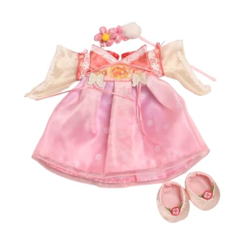 Fenteer Puppenkleid für Mädchen, Kostüm, weich, bezaubernd, für Kinder, Geburtstagsgeschenk, Foto-Requisiten, Puppen-Outfits, Puppenkleidung für 30 cm große, Rosa Fenteer Puppenkleid für Mädchen, Kostüm, weich, bezaubernd, für Kinder, Geburtstagsgeschenk, Foto-Requisiten, Puppen-Outfits, Puppenkleidung für 30 cm große, Rosa von Fenteer