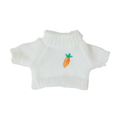 Fenteer Puppenkleidung, Puppenpullover, Accessoire, Kostüm, abnehmbar, leicht, modisches Dekor, Anhänger, Puppenkleidung, Puppen-Outfit, Weiß Fenteer Puppenkleidung, Puppenpullover, Accessoire, Kostüm, abnehmbar, leicht, modisches Dekor, Anhänger, Puppenkleidung, Puppen-Outfit, Weiß von Fenteer