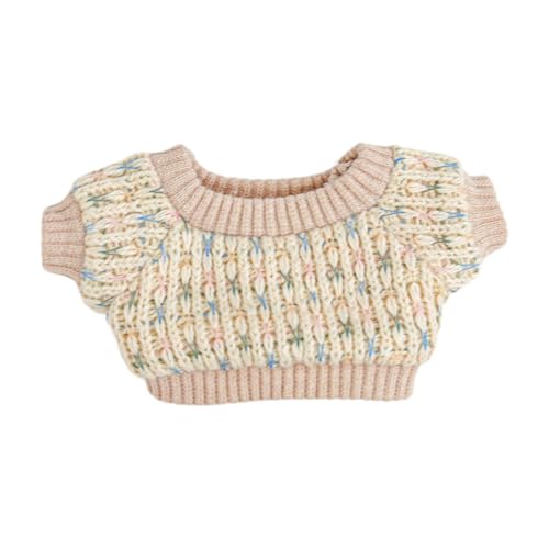 Fenteer Puppenpullover, Basteln Sie Ihre eigene Puppe, FotoRequisiten, pädagogische für Kinder, RollenspielKostümzubehör für 17cmPuppen, Braun von Fenteer