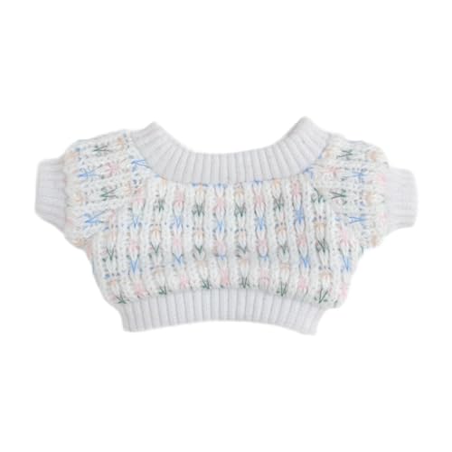 Fenteer Puppenpullover, Basteln Sie Ihre eigene Puppe, FotoRequisiten, pädagogische für Kinder, RollenspielKostümzubehör für 17cmPuppen, Weiß Fenteer Puppenpullover, Basteln Sie Ihre eigene Puppe, FotoRequisiten, pädagogische für Kinder, RollenspielKostümzubehör für 17cmPuppen, Weiß von Fenteer