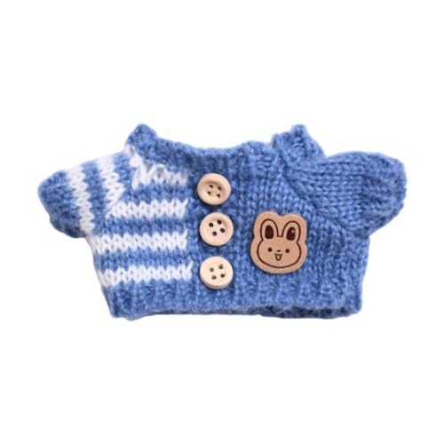 Fenteer Puppenpullover-Kostüm, niedliche Kollektion, Puppenkleidung, Anzug, Outfits für 15–17 cm große Puppen, Jungenpuppen, Geburtstagsgeschenke, Blauer Pullover Fenteer Puppenpullover-Kostüm, niedliche Kollektion, Puppenkleidung, Anzug, Outfits für 15–17 cm große Puppen, Jungenpuppen, Geburtstagsgeschenke, Blauer Pullover von Fenteer