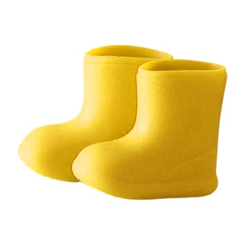 Fenteer Puppenschuhe, Puppenzubehör, Spielzeug, wasserdichtes, Ob11-Puppenschuhe für 1/12 BJD-Puppe, modisch, handgefertigt, Mini-Kurzstiefel, Gelb Fenteer Puppenschuhe, Puppenzubehör, Spielzeug, wasserdichtes, Ob11-Puppenschuhe für 1/12 BJD-Puppe, modisch, handgefertigt, Mini-Kurzstiefel, Gelb von Fenteer